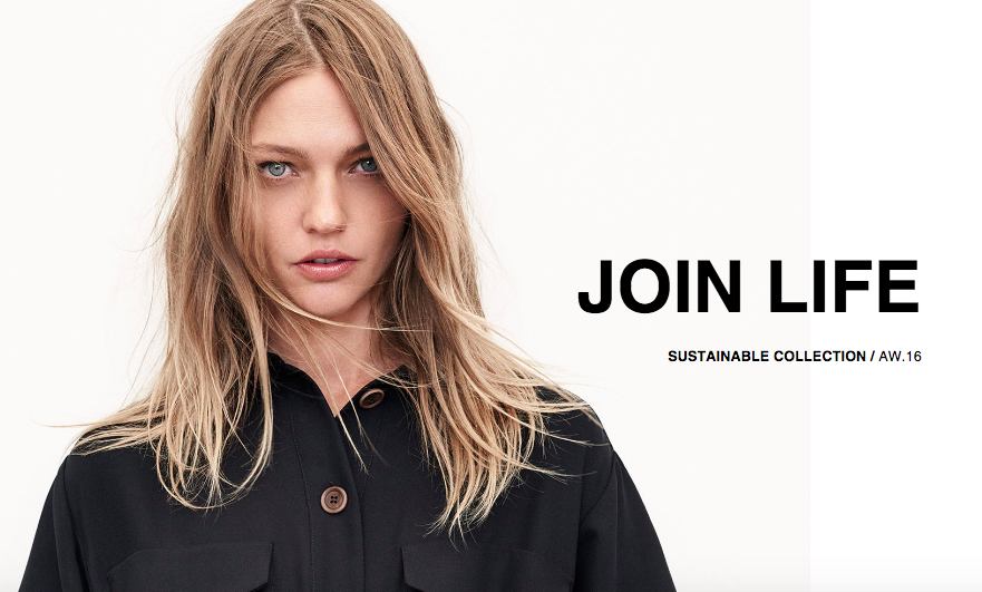 zara join life sustainable collection